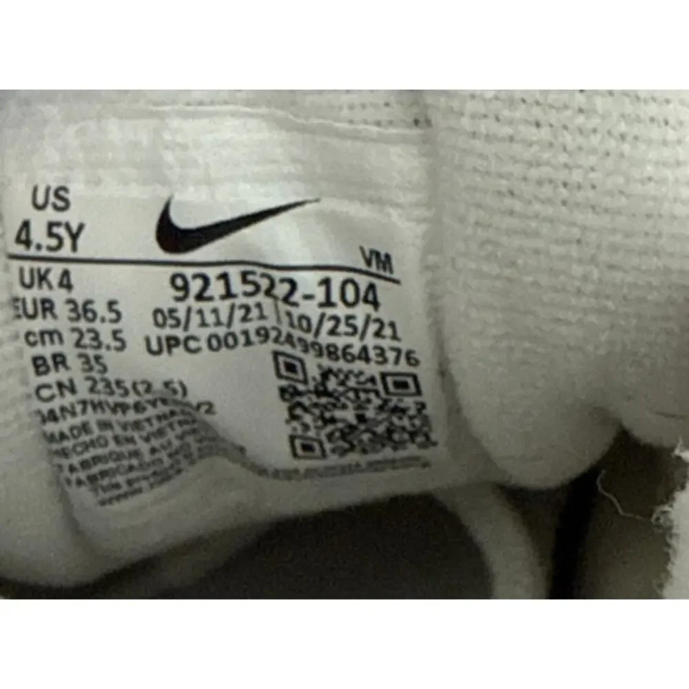 Nike Shoes Air Max 97 White Pure Platinum Sneakers Size Women's 6 | Youth 4.5